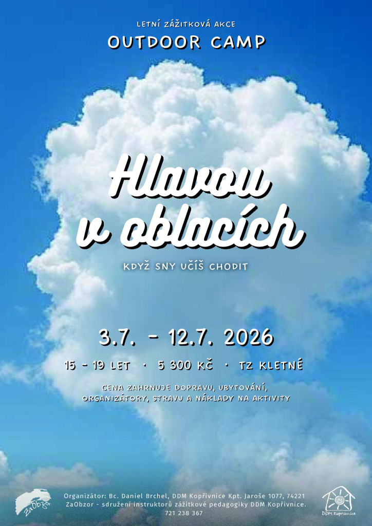 OUTDOOR CAMP 2026 Hlavou v oblacích