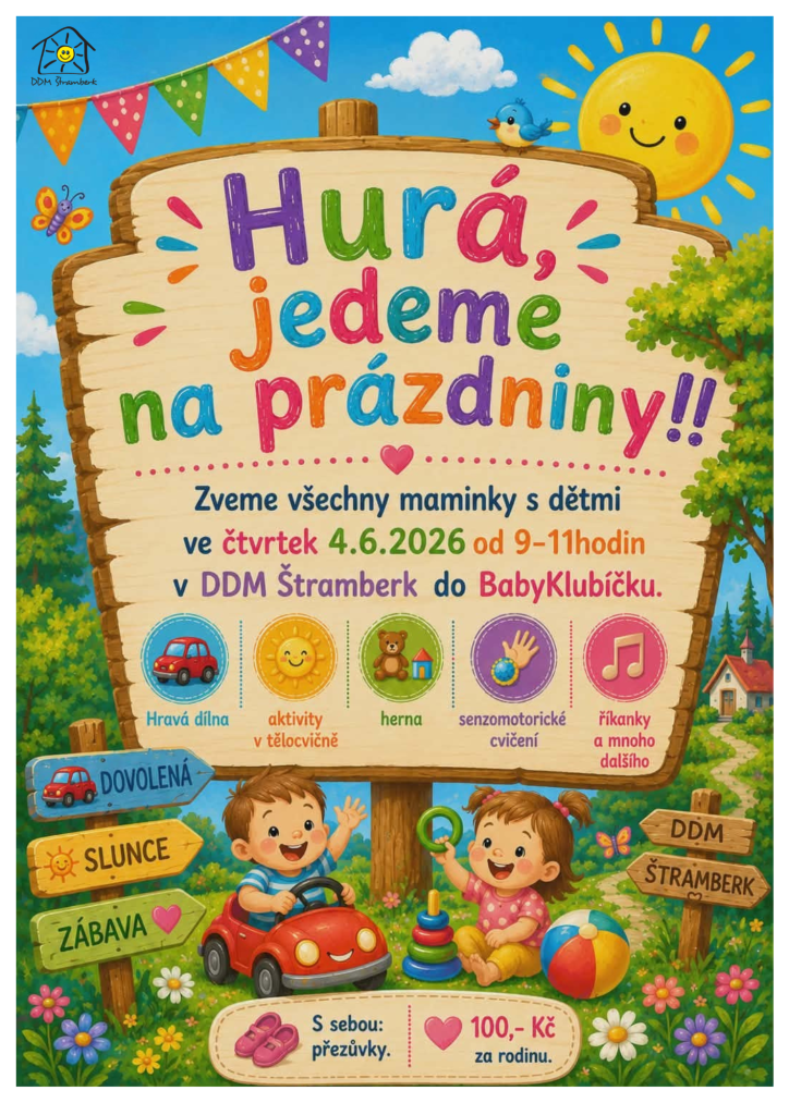 Hurá, jedeme na prázdniny!!