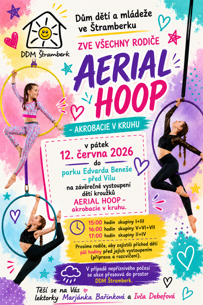 AERIAL HOOP - vystoupení pro rodiče