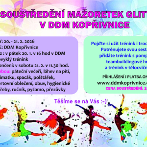 Soustředění mažoretek Glitters